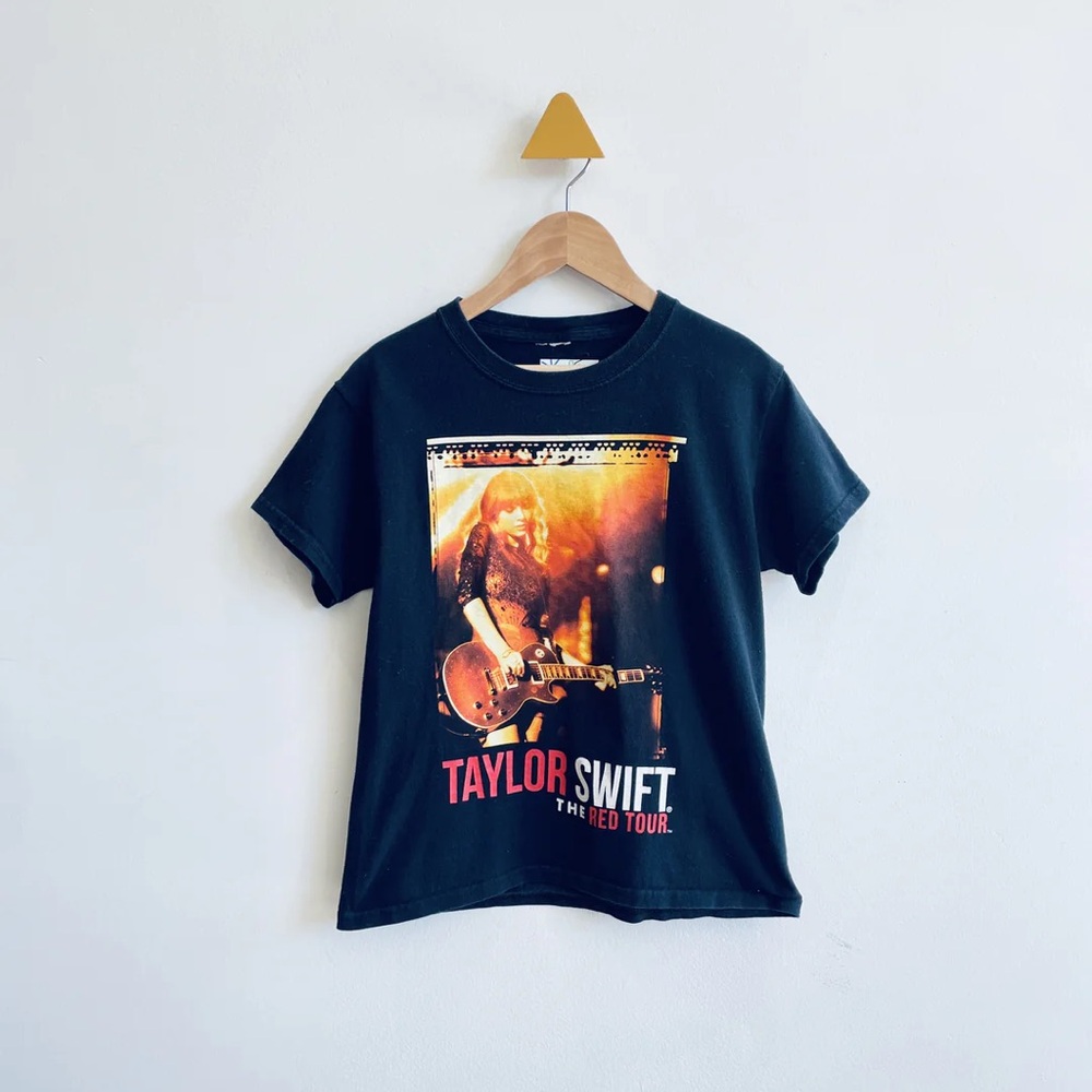 Taylor Swift Kids Black Graphic T-Shirt